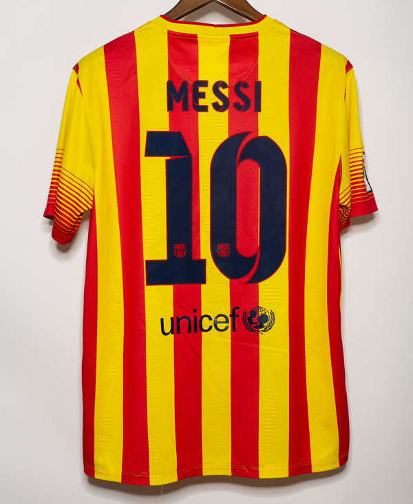 Barcelona 2013-14 Messi Away Kit (L)