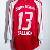 Bayern Munich 2003-04 Ballack Long Sleeve Home Kit (L)