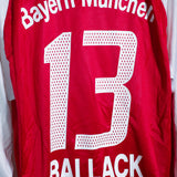 Bayern Munich 2003-04 Ballack Long Sleeve Home Kit (L)
