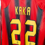 AC Milan 2003-04 Kaka Long Sleeve Home Kit (XL)