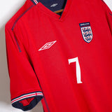 England 2002 Beckham Away Kit (L)