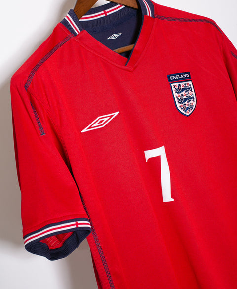 England 2002 Beckham Away Kit (L)