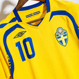 Sweden 2008 Ibrahimovic Home Kit (M)