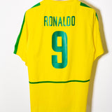 Brazil 2002 Ronaldo Home Kit (L)