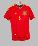 Spain 2012 Iniesta Home Jersey shirt