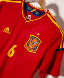 Spain 2012 Iniesta Home Jersey shirt