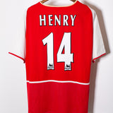 Arsenal 2002-04 Henry Player Issue Home Kit (L)