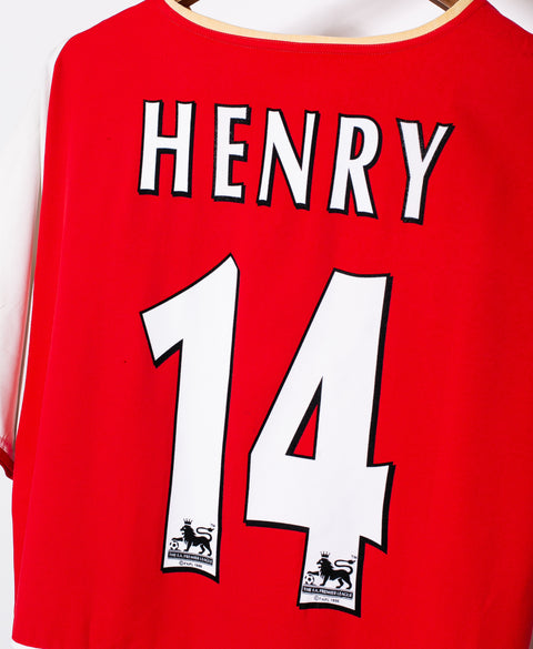 Arsenal 2002-04 Henry Player Issue Home Kit (L)