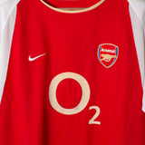 Arsenal 2002-04 Henry Player Issue Home Kit (L)