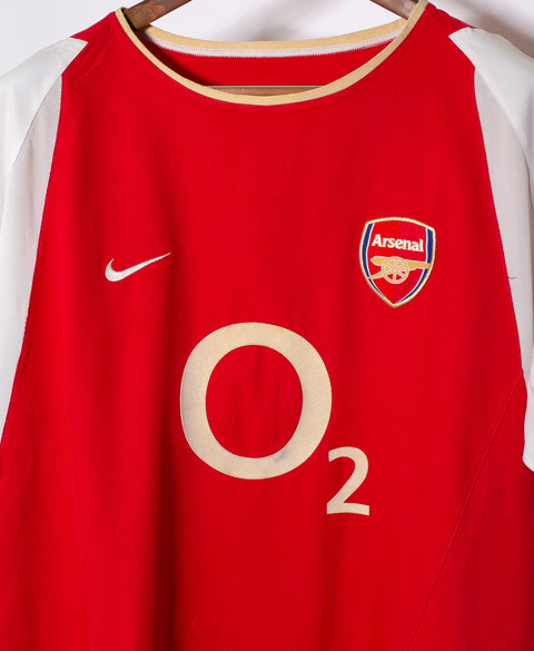 Arsenal 2002-04 Henry Player Issue Home Kit (L)