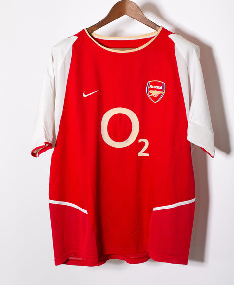 Arsenal 2002-04 Henry Player Issue Home Kit (L)