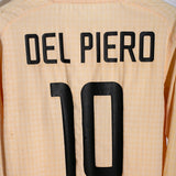 Juventus 2003-04 Del Piero Long Sleeve Away Kit (L)
