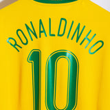 Brazil 2006 Ronaldinho Home Kit (M)