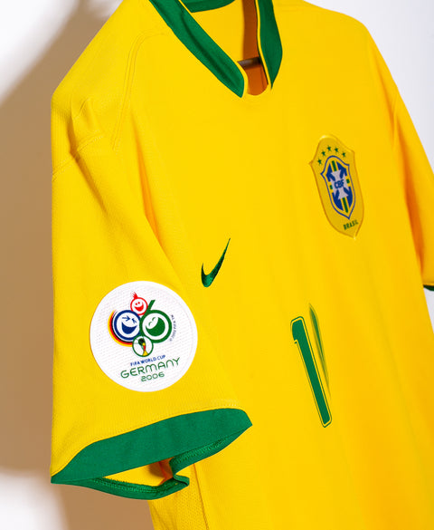 Brazil 2006 Ronaldinho Home Kit (M)