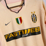 Juventus 2003-04 Del Piero Long Sleeve Away Kit (L)