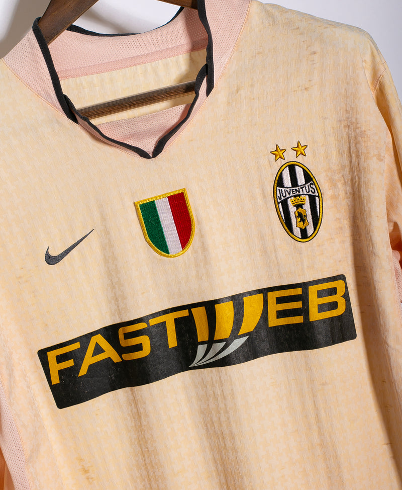 Juventus 2003-04 Del Piero Long Sleeve Away Kit (L)