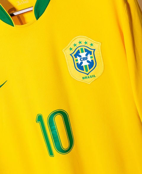 Brazil 2006 Ronaldinho Home Kit (M)