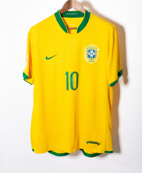 Brazil 2006 Ronaldinho Home Kit (M)