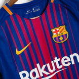 Barcelona 2017-18 Messi Home Kit (M)