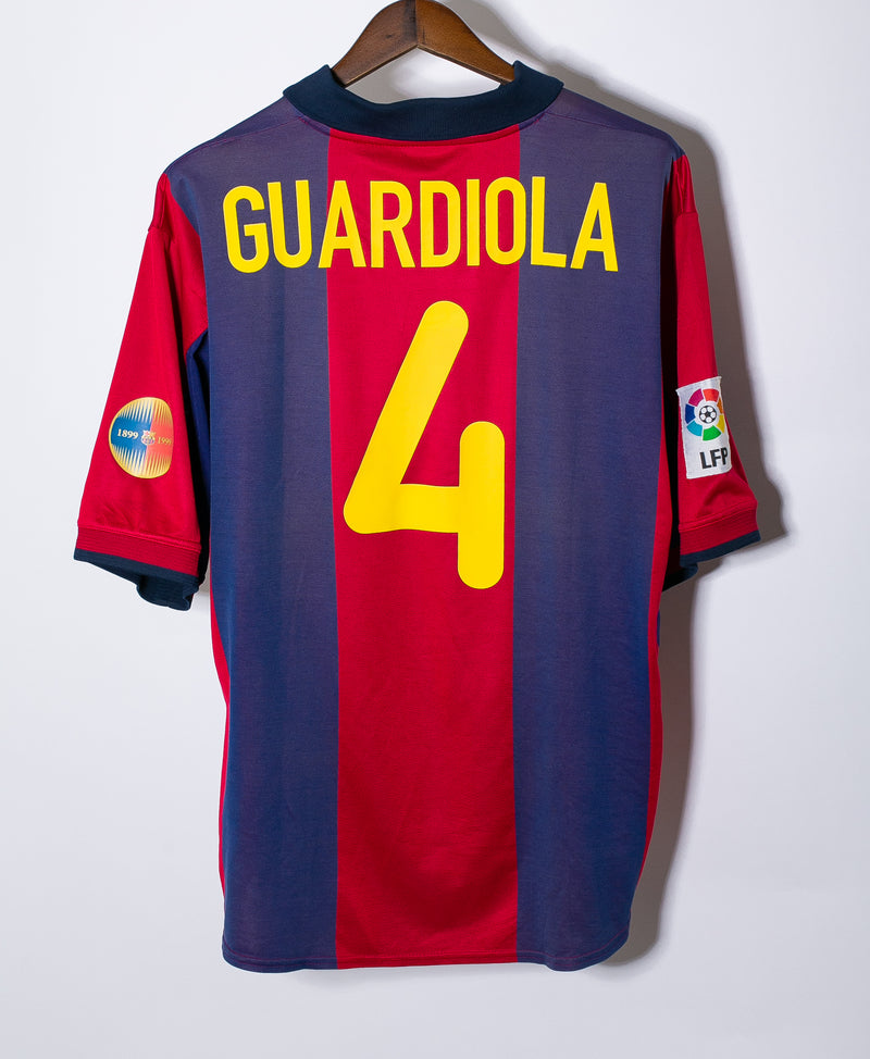 Barcelona 2000-01 Guardiola Home Kit (M)