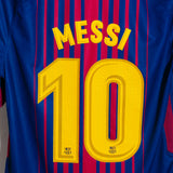 Barcelona 2017-18 Messi Home Kit (M)