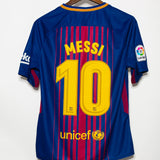 Barcelona 2017-18 Messi Home Kit (M)