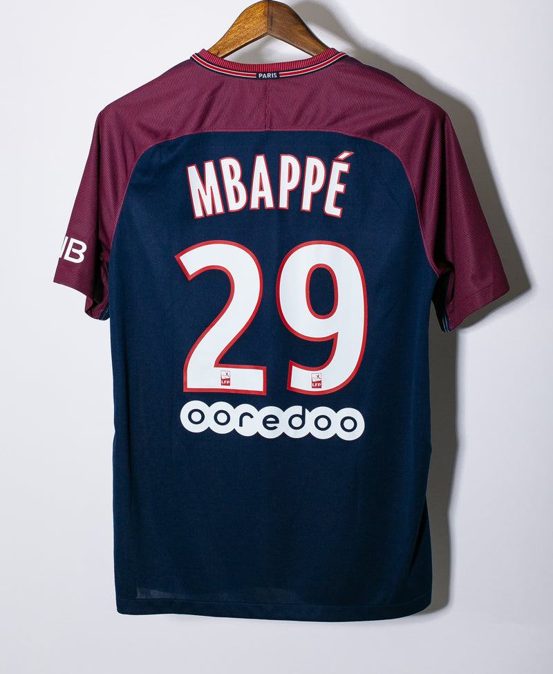 PSG 2017 18 Mbappe Home Kit M Saturdays Football