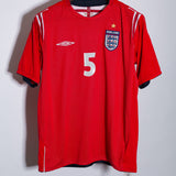 England 2004 Ferdinand Away Kit (L)