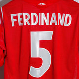 England 2004 Ferdinand Away Kit (L)