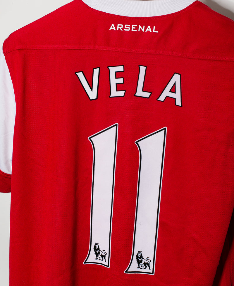Arsenal 2010-11 Vela Home Kit (L)