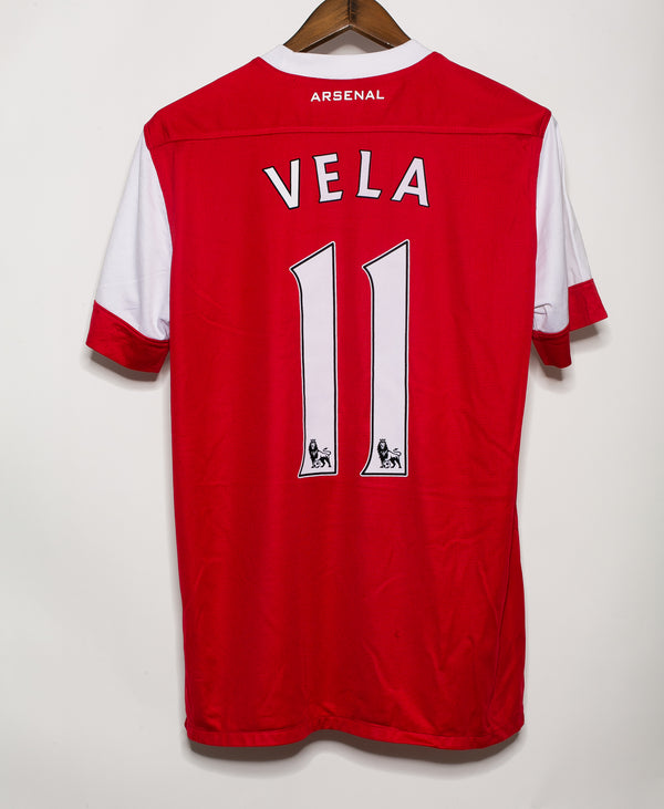 Arsenal 2010-11 Vela Home Kit (L)