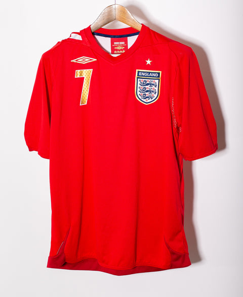 England 2006 Beckham Away Kit (L)