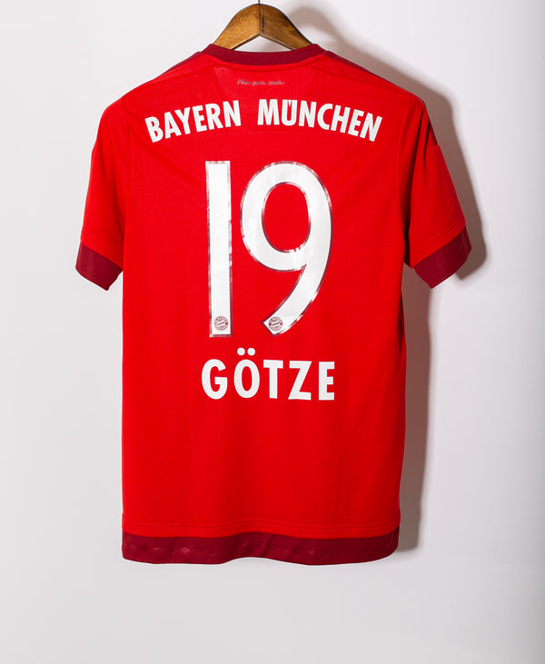 Bayern Munich 2015-16 Gotze Home Kit (S)