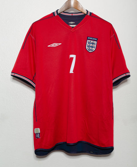 England 2002 Beckham Reversible Away Kit (XL)