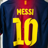 Barcelona 2012-13 Messi Home Kit (L)