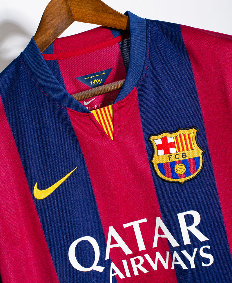 Barcelona 2014-15 Messi Home Kit (XL)
