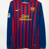 Barcelona 2011-12 Messi Long Sleeve Home Kit (L)