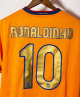 Barcelona 2006-07 Ronaldinho Away Kit (L)