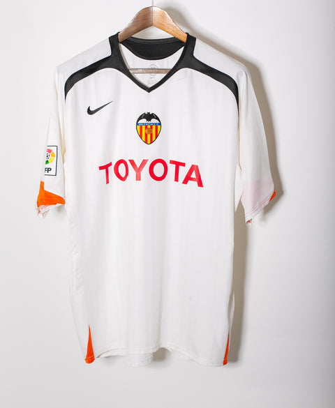 Valencia 2005-06 David Villa Home Kit (XL)