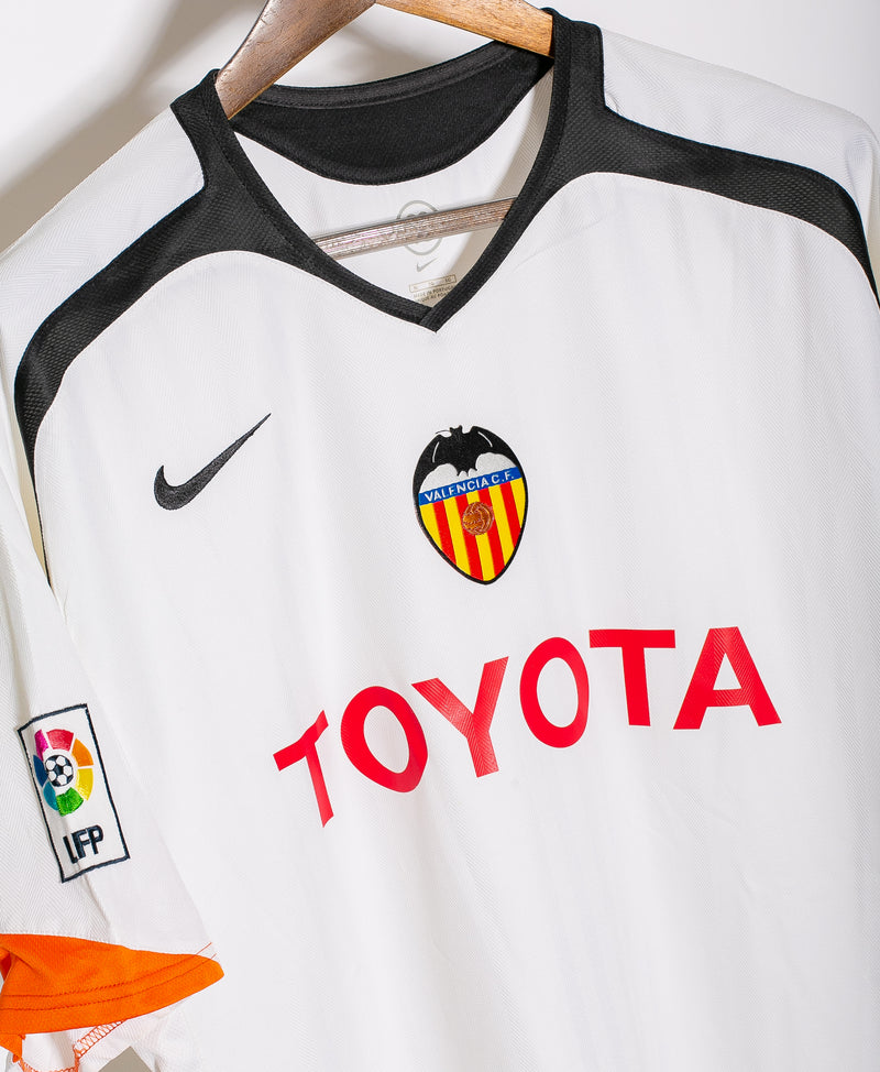 Valencia 2005-06 David Villa Home Kit (XL)