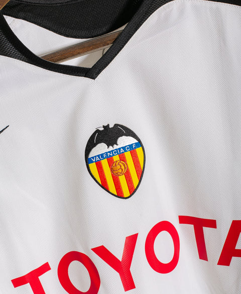 Valencia 2005-06 David Villa Home Kit (XL)