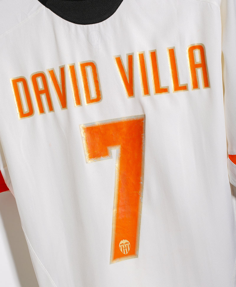 Valencia 2005-06 David Villa Home Kit (XL)