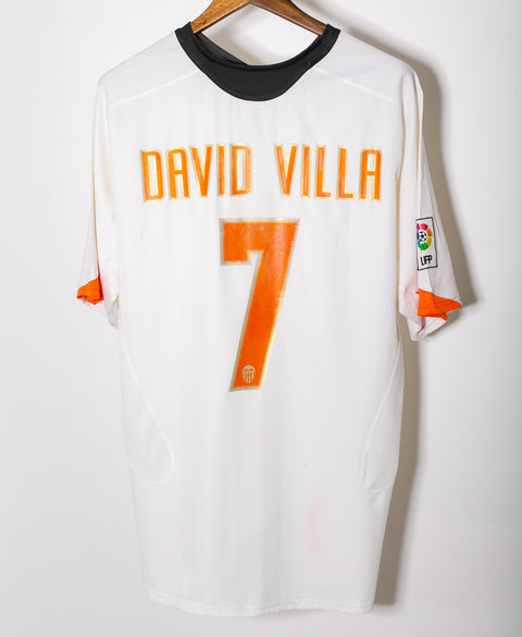 Valencia 2005-06 David Villa Home Kit (XL)