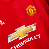 Manchester United 2016-17 Ibrahimovic Player Issue Home Kit (XL)