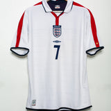 England 2004 Beckham Home  Reversible  Kit (L)
