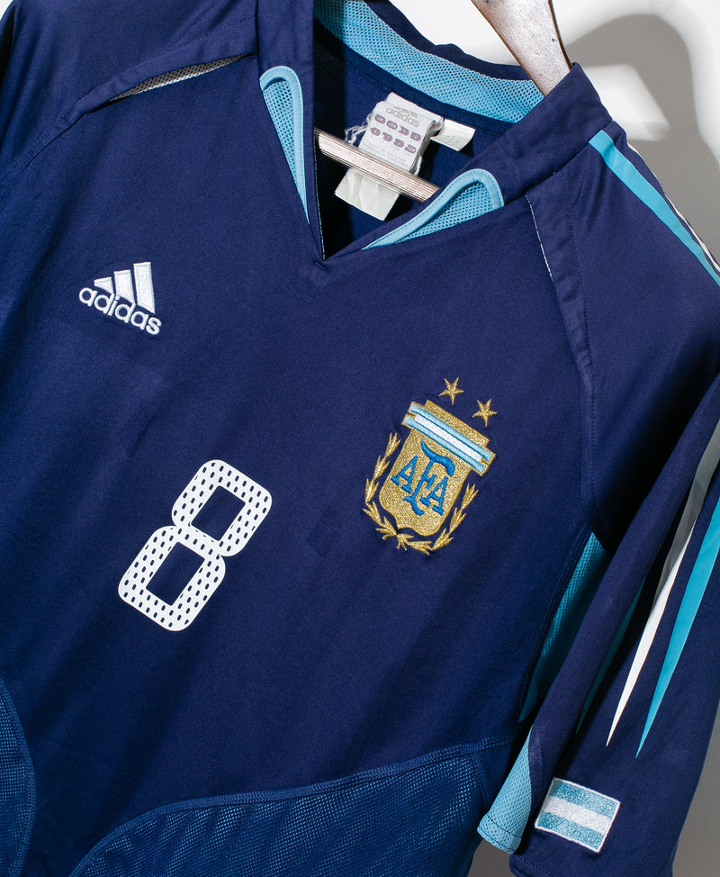 Argentina 2004 Riquelme Away Kit (L)