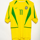 Brazil 2002 Ronaldinho Home Kit (XL)