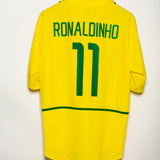 Brazil 2002 Ronaldinho Home Kit (XL)