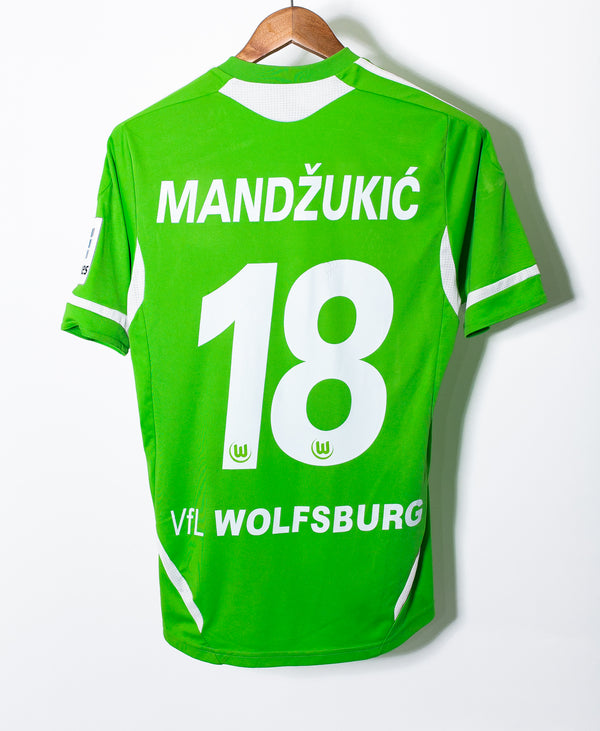 Wolfsburg 2011-12 Mandzukic Home Kit (S)