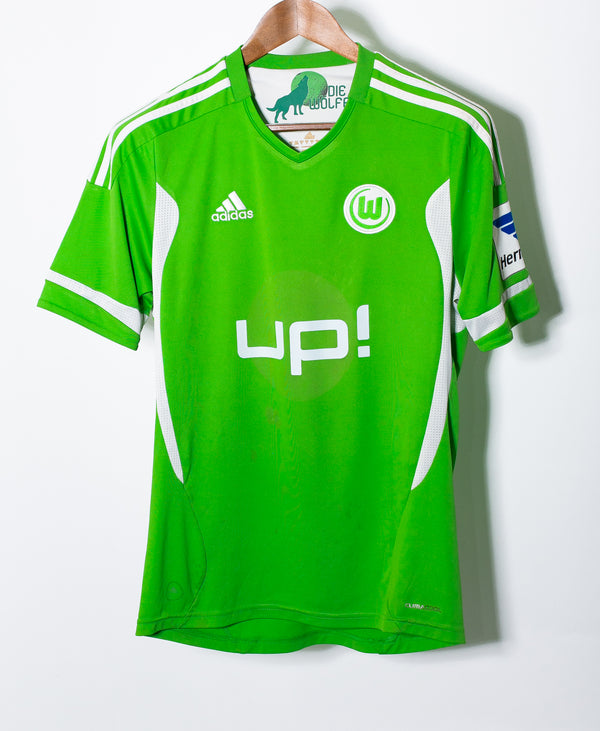 Wolfsburg 2011-12 Mandzukic Home Kit (S)